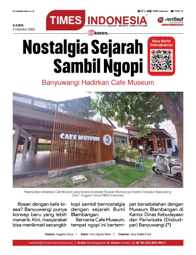 Edisi Kamis, 3 Oktober 2024: E-Koran, Bacaan Positif Masyarakat 5.0