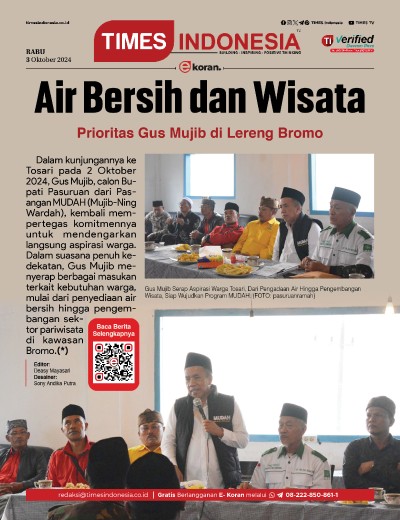 Edisi Kamis, 3 Oktober 2024: E-Koran, Bacaan Positif Masyarakat 5.0
