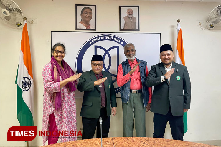 Lawatan ke India, Rektor Unisma Perkuat Kerja Sama dengan Jawaharlal Nehru University