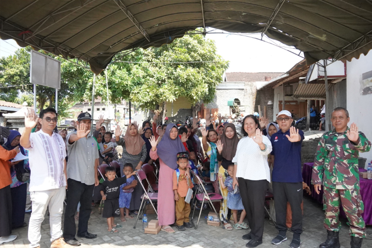 Tingkatkan Kesehatan Masyarakat TMMD ke-122 Gelar Penyuluhan Pencegahan Stunting dan Pelayanan KB