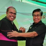 Bersama Uskup Amboina Pj Bupati Taliabu Ramli Resmikan Gedung Gereja Katolik Santo Petrus Pancadu Pancadu