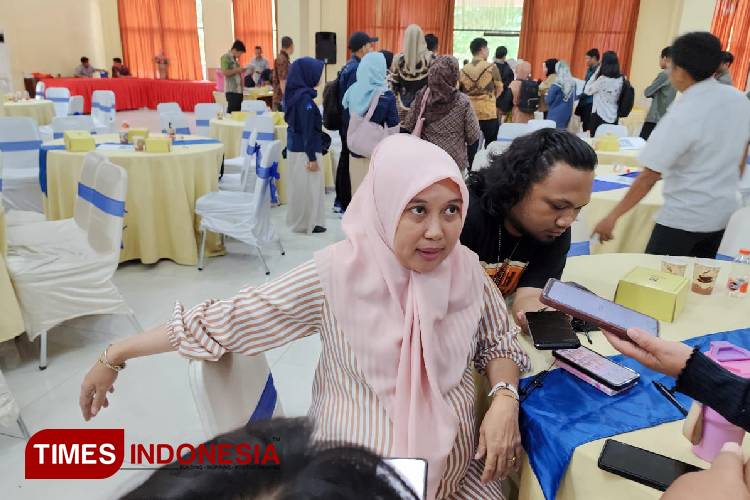 Koordinator Divisi Hukum, Pencegahan, Parmas dan Humas Bawaslu Kota Bontang, Syariah (Foto: Amril/ Times Indonesia)