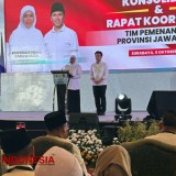 Khofifah-Emil Rapat Konsolidasi, Kumpulkan Ribuan Relawan dan Tim Pemenangan