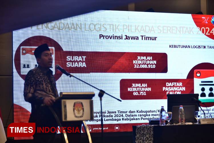 Menuju Pilkada Serentak 2024, KPU Jatim Kirim Kebutuhan Logistik Tahap Pertama 