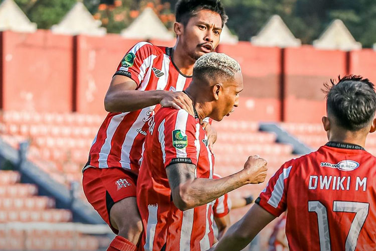 Laga Deltras FC vs Persewar Waropen (dok Deltras FC)