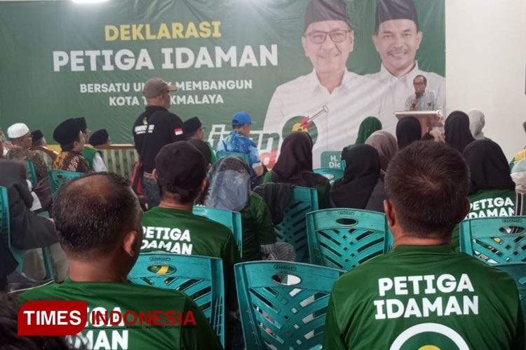 Relawan ''Petiga Idaman'' Deklarasikan Dukungan untuk Ivan Dicksan-Dede Muharam