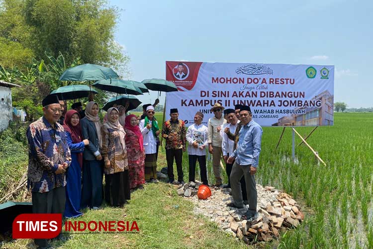 Terima Wakaf Tanah, Unwaha Jombang Bakal Bangun Kampus 2