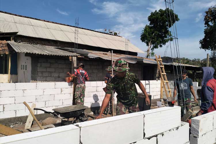 RTLH Terus Dikebut Satgas TMMD Agar Selesai Tepat Waktu