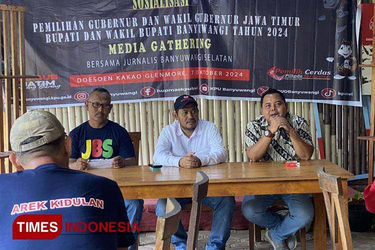 Sukseskan Pemilu Serentak 2024, KPU Gandeng Jurnalis dan Tokoh Banyuwangi Selatan