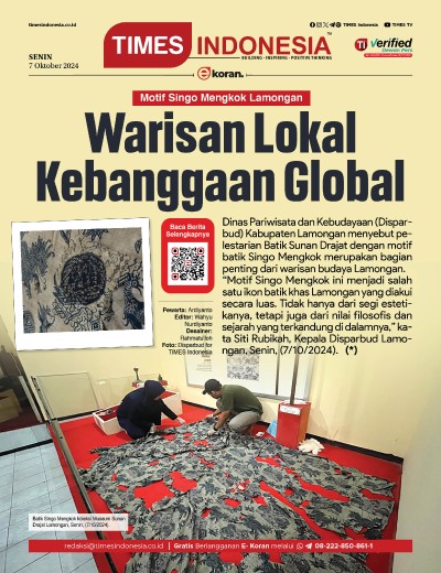 Edisi Senin, 7 Oktober 2024: E-Koran, Bacaan Positif Masyarakat 5.0