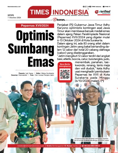 Edisi Senin, 7 Oktober 2024: E-Koran, Bacaan Positif Masyarakat 5.0