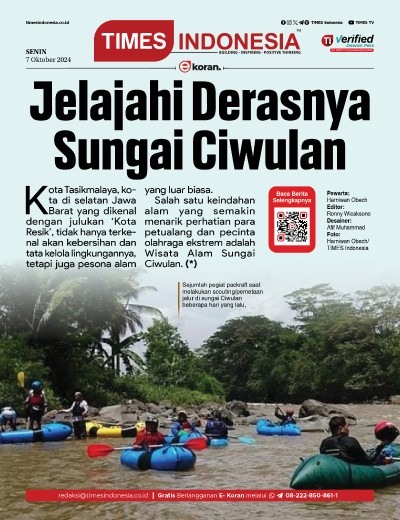 Edisi Senin, 7 Oktober 2024: E-Koran, Bacaan Positif Masyarakat 5.0