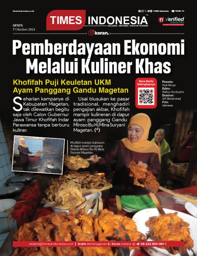 Edisi Senin, 7 Oktober 2024: E-Koran, Bacaan Positif Masyarakat 5.0