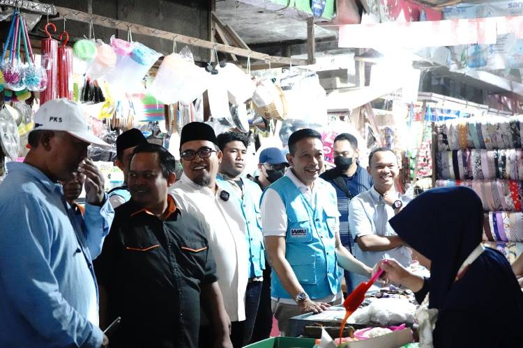 Wahyu Hidayat Gaet Pedagang dan Warga Lewat Jelajah Pasar Kota Malang