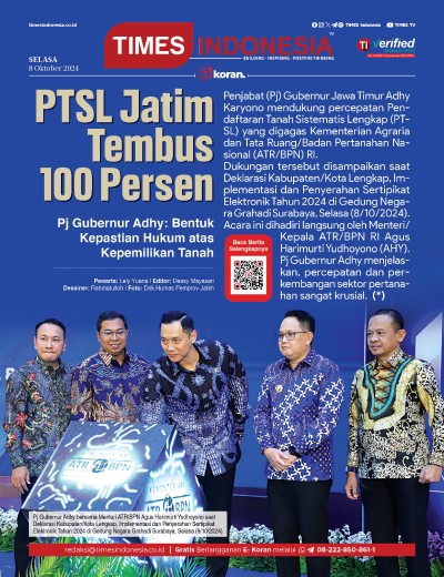 	Edisi Selasa, 8 Oktober 2024: E-Koran, Bacaan Positif Masyarakat 5.0