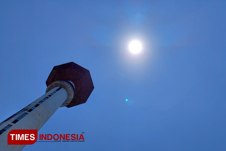 Ilustrasi saat matahari tepat di atas kepala. (FOTO: Dok. TIMES Indonesia)