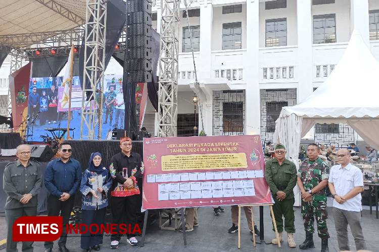 PJs Wali Kota Surabaya Komitmen Kawal Pelaksanaan Pilkada Serentak 2024