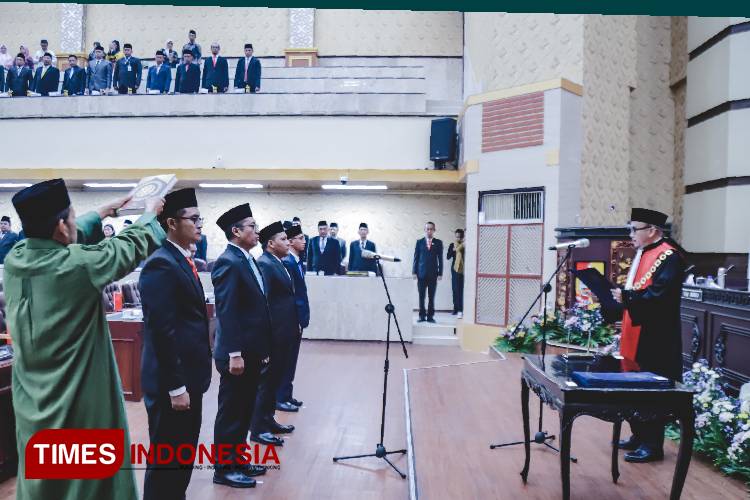Pimpinan DPRD Jember 2024 - 2029 Resmi Dilantik