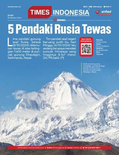 Edisi Rabu, 9 Oktober 2024: E-Koran, Bacaan Positif Masyarakat 5.0