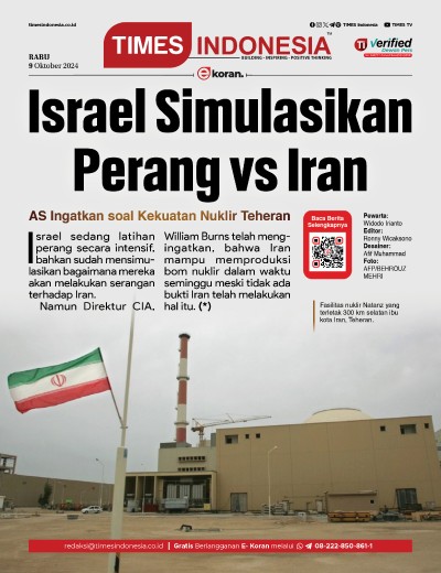 Edisi Rabu, 9 Oktober 2024: E-Koran, Bacaan Positif Masyarakat 5.0