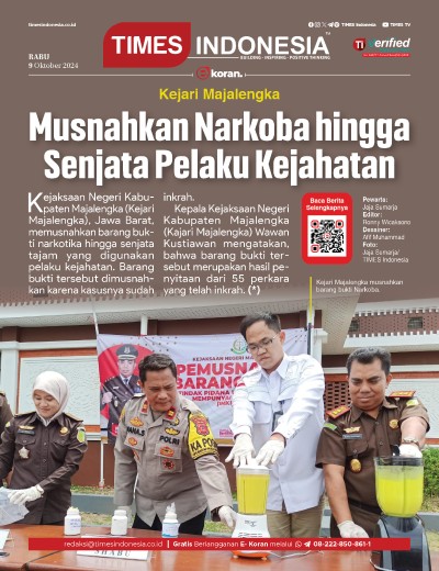 Edisi Rabu, 9 Oktober 2024: E-Koran, Bacaan Positif Masyarakat 5.0