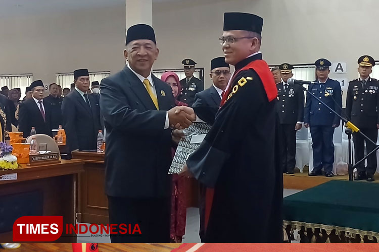 Dadang R Kalyubi kembali terpilih sebagai Ketua DPRD Kota Banjar periode 2024-2029. (Foto: Susi/TIMES Indonesia)