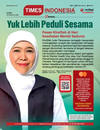Edisi Kamis, 10 Oktober 2024: E-Koran, Bacaan Positif Masyarakat 5.0