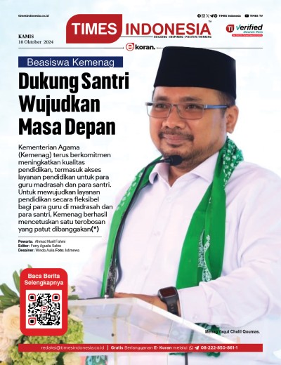 	Edisi Kamis, 10 Oktober 2024: E-Koran, Bacaan Positif Masyarakat 5.0