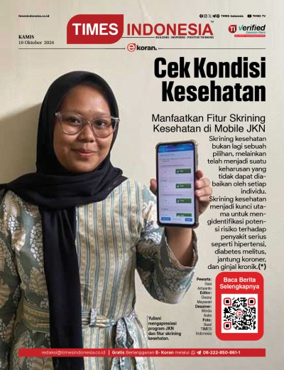 	Edisi Kamis, 10 Oktober 2024: E-Koran, Bacaan Positif Masyarakat 5.0