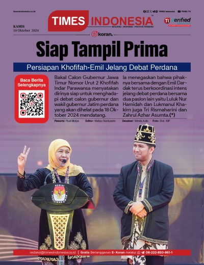 	Edisi Kamis, 10 Oktober 2024: E-Koran, Bacaan Positif Masyarakat 5.0