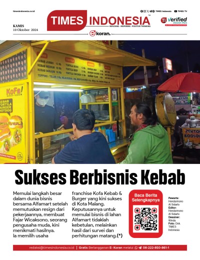 	Edisi Kamis, 10 Oktober 2024: E-Koran, Bacaan Positif Masyarakat 5.0