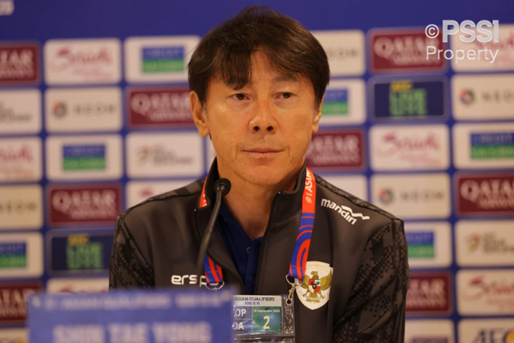 Pelatih Timnas Indonesia, Shin Tae-yong yakin timnya bisa tampil bagus di kandang Bahrain (FOTO: PSSI)