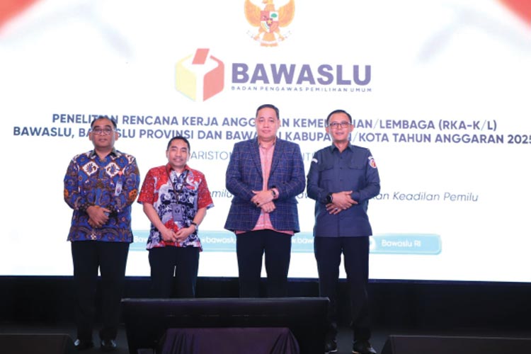 Anggota Bawaslu RI, Herwyn JH Malonda menghadiri Raker Rencana Kerja Anggaran Kementerian/Lembaga (RKA-KA/L) Bawaslu, Bawaslu provinsi dan Bawaslu kabupaten/kota Tahun Anggaran 2025 (FOTO: Bawaslu RI for TIMES Indonesia)