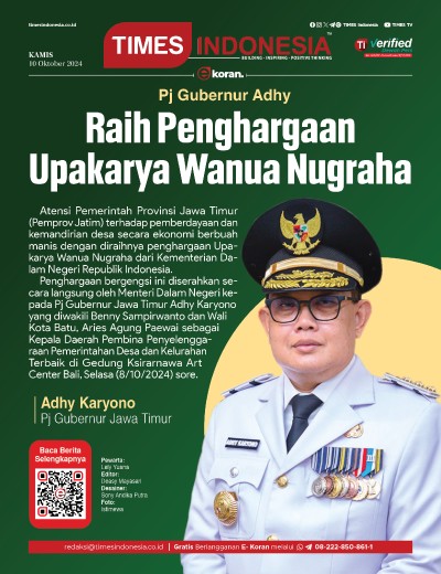 Edisi Kamis, 10 Oktober 2024: E-Koran, Bacaan Positif Masyarakat 5.0