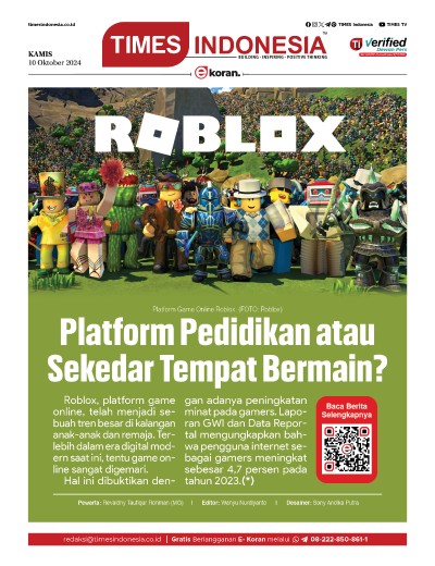 Edisi Kamis, 10 Oktober 2024: E-Koran, Bacaan Positif Masyarakat 5.0