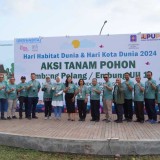 Turunkan Iklim Mikro, Kementerian PUPR RI Tanam Pohon Secara Serentak sebagai Rangkaian Hari Habitat Dunia 2024