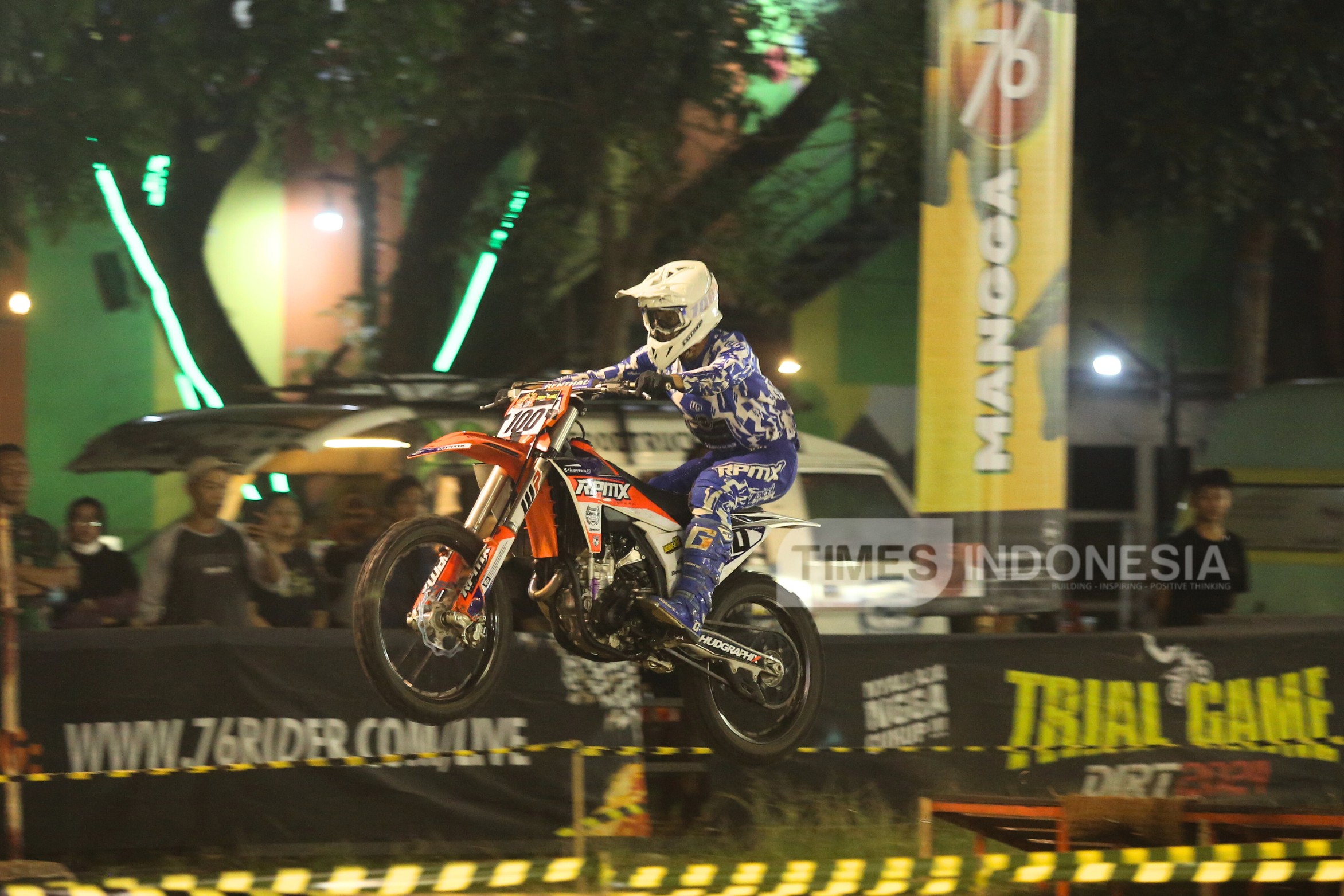 Crosser Muhammad Excel membayangi rekan duetnya di PON XXI Aceh-Sumut 2024, Lantian Juan diposisi kedua dengan 82 poin. Foto: Tria Adha