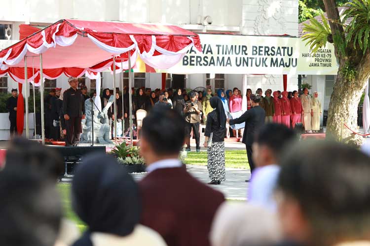 Peringati Hari Jadi ke-79 Jawa Timur, Pemkab Banyuwangi Gelar Upacara