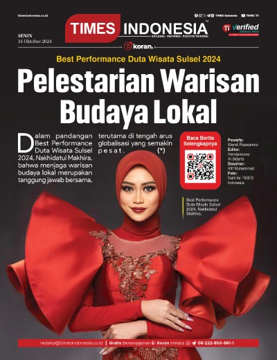 Edisi SENIN, 14 Oktober 2024: E-Koran, Bacaan Positif Masyarakat 5.0