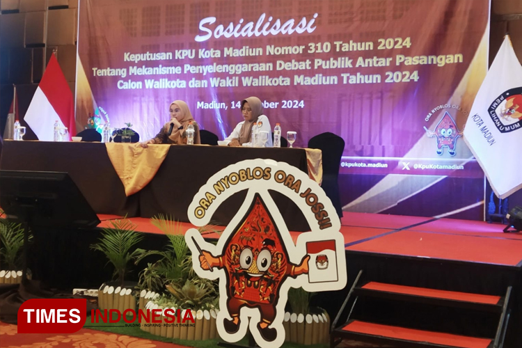 Cegah Konflik saat Debat, KPU Kota Madiun Batasi Pendukung Paslon