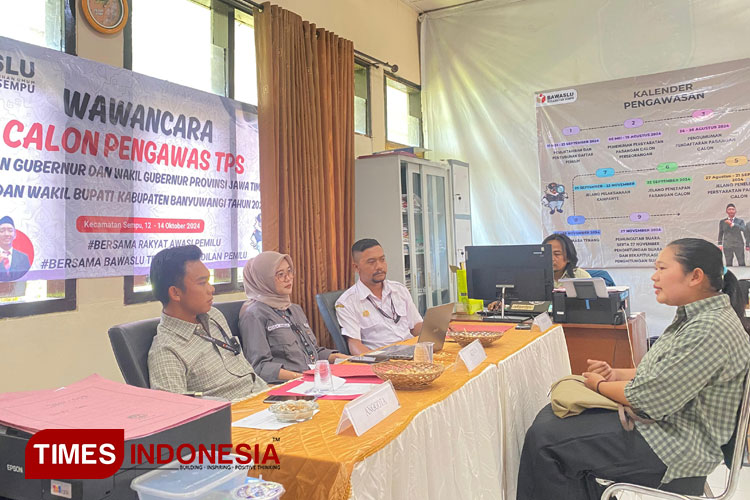 Bawaslu Kabupaten Banyuwangi Pastikan Kualitas Pengawas TPS