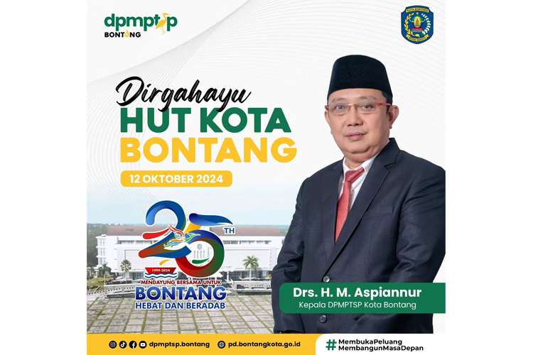 HUT Kota Bontang Ke-25, Kadis DPMPTSP Bontang Ajak Mendayung Bersama untuk Bontang Hebat