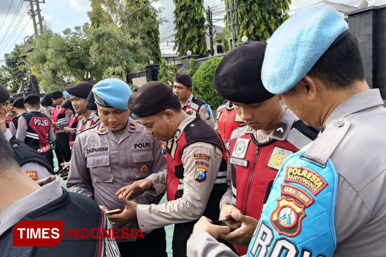 Polresta Banyuwangi Pastikan Handphone Personel Bebas Judi Online