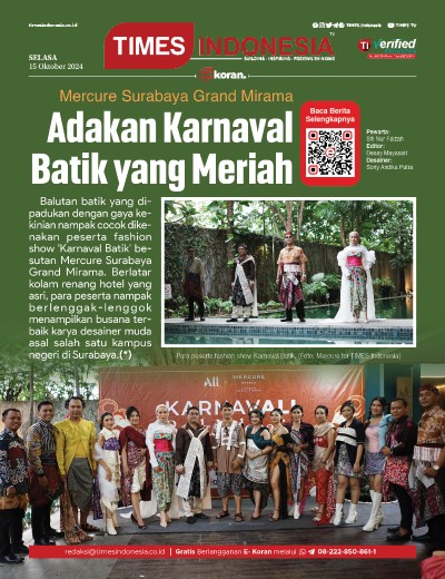 Edisi Selasa, 15 Oktober 2024: E-Koran, Bacaan Positif Masyarakat 5.0