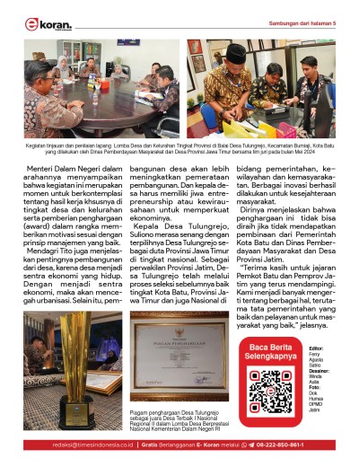 Edisi Rabu, 16 Oktober 2024: E-Koran, Bacaan Positif Masyarakat 5.0