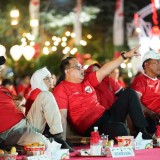 Nobar Indonesia vs China, Pj Gubernur Jatim Apresiasi Perjuangan Timnas