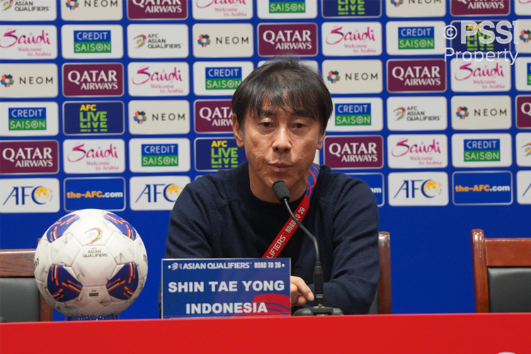 Ditekuk China, Shin Tae-yong Tetap Puji Performa Timnas Indonesia