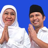 Survei Poltracking Jatim: Khofifah-Emil 67,5 Persen, Unggul Jauh dari Paslon Lain