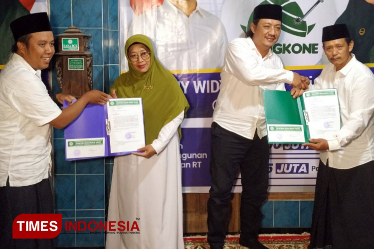 Yayasan Perjuangan Wahidiyah-Ponpes Kedunglo Kabupaten Kediri Deklarasikan Dukungan Deny-Mudawamah