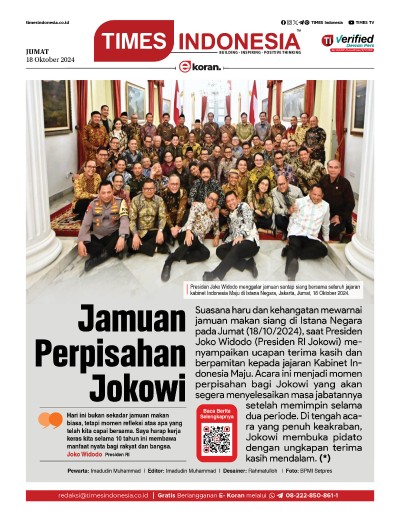 Edisi Jumat, 18 Oktober 2024: E-Koran, Bacaan Positif Masyarakat 5.0